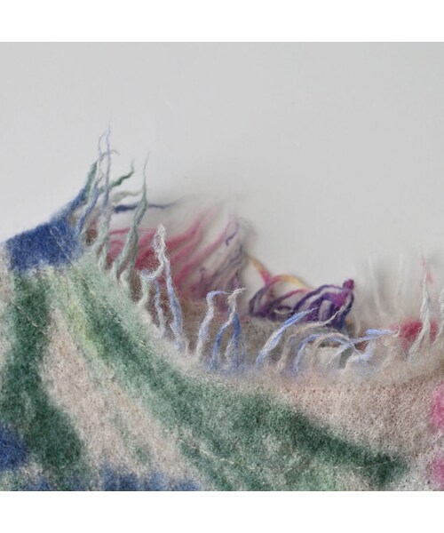 45R（フォーティファイブアール）の「縮絨ジャルダンプリントのぽよんブラウス（その他・レディース・43-ピンク/71-サックス・00-フリー）」の13枚目の写真