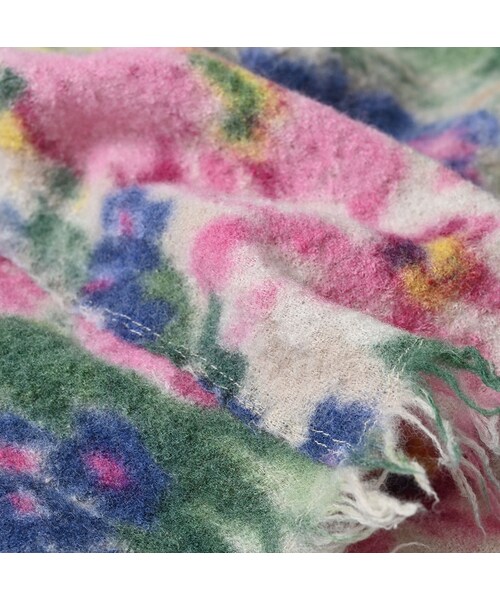 45R（フォーティファイブアール）の「縮絨ジャルダンプリントのぽよんブラウス（その他・レディース・43-ピンク/71-サックス・00-フリー）」の16枚目の写真