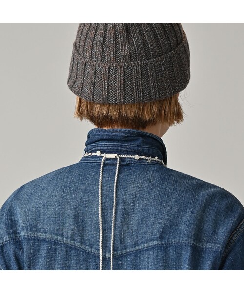 45R（フォーティファイブアール）の「45プチデニムの908イースタンシャツ（その他・レディース・76-インディゴ淡/78-インディゴ焦・02-S/03-M/04-L/05-XL）」の14枚目の写真