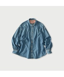 45R（フォーティファイブアール）の「45プチデニムのちび襟長袖クッペシャツ（加工）（その他・レディース）」
