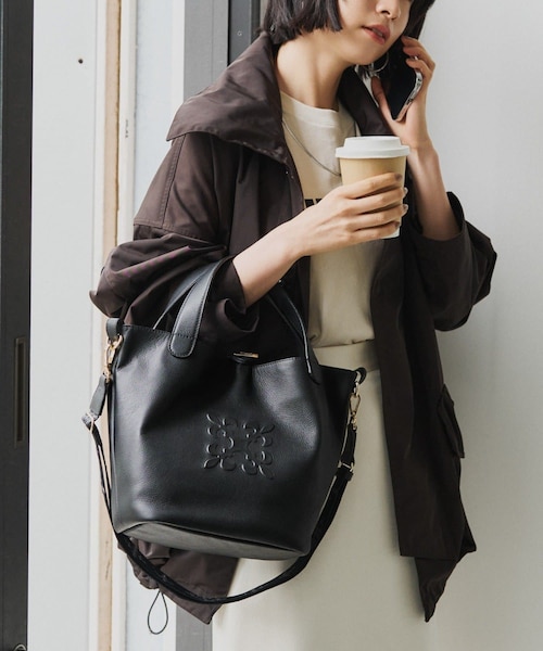 russet」 2WAYバッグ FREE ブラック レディース russet（ラシット）の 