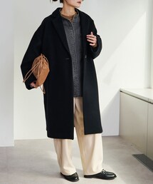 PUAL CE CIN | 【日本製】メルトンチェスターコート(チェスターコート)