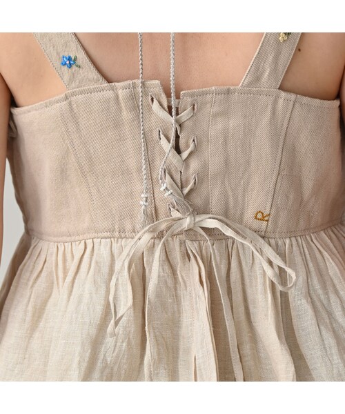 45R（フォーティファイブアール）の「リネン重ね刺繍のキャミソール（その他・レディース・12-ベージュ・00-フリー）」の12枚目の写真