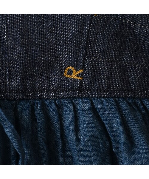 45R（フォーティファイブアール）の「リネン重ね刺繍のキャミソール（藍・インディゴ）（その他・レディース・79-藍・インディゴ・00-フリー）」の12枚目の写真