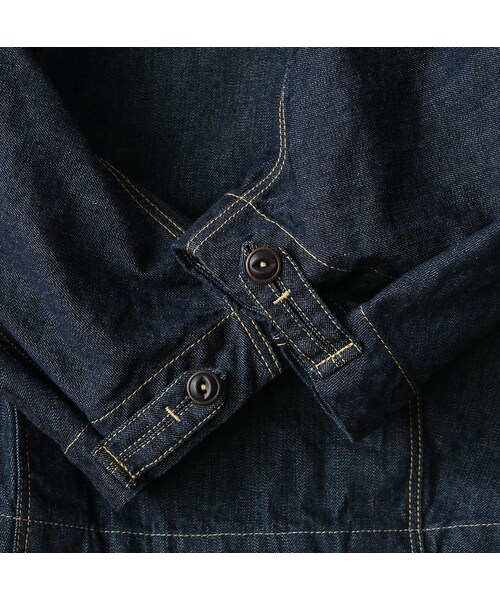 45R（フォーティファイブアール）の「麦比古デニムのまるパフブラウス（その他・レディース・79-インディゴ 濃・02-M/03-L）」の14枚目の写真