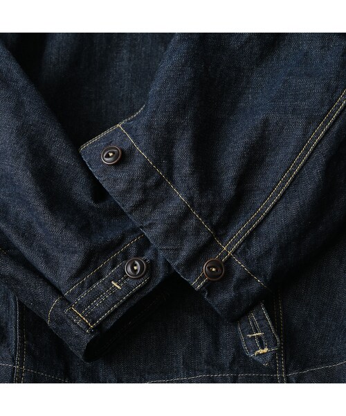 45R（フォーティファイブアール）の「麦比古デニムのまるパフブラウス（その他・レディース・79-インディゴ 濃・02-M/03-L）」の15枚目の写真