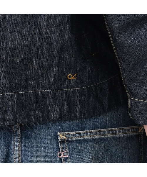 45R（フォーティファイブアール）の「麦比古デニムのまるパフブラウス（その他・レディース・79-インディゴ 濃・02-M/03-L）」の11枚目の写真