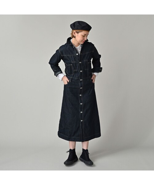 45R45rpm 麦比古デニムのトラッカードレス 45R（フォーティファイブアール）の「麦比古デニムのトラッカードレス