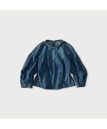 45R（フォーティファイブアール）の「麦比古デニムのまるパフブラウス（加工）（その他・レディース）」