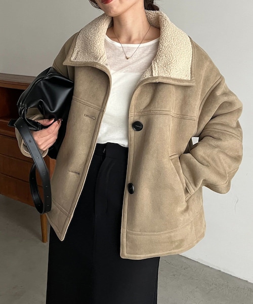 CAPRICIEUX LE'MAGE（カプリシューレマージュ）の「スエードボアミドル