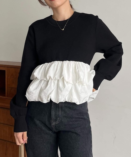 バルーンティアードプルオーバー バルーンティアードプルオーバー