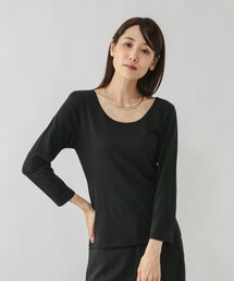 GLOBAL WORK（グローバルワーク）の「Fffit エフィット/あったかコットンインナーTシャツ/9分袖/600063（トップス）」