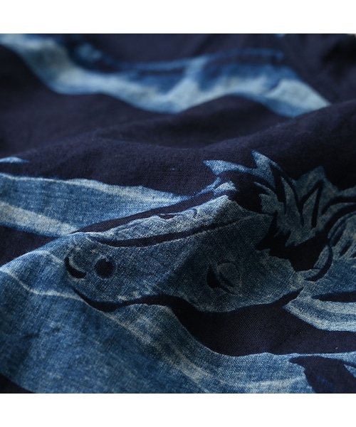 45R(フォーティファイブアール)の「インディゴ平の絵本バンダナブラウス(その他・レディース・70-インディゴ�@/71-インディゴ�A/73-インディゴ�B/74-インディゴ�C・00-フリー)」の15枚目の写真