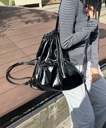 Lattice | エコレザーナップサック(バックパック/リュック)