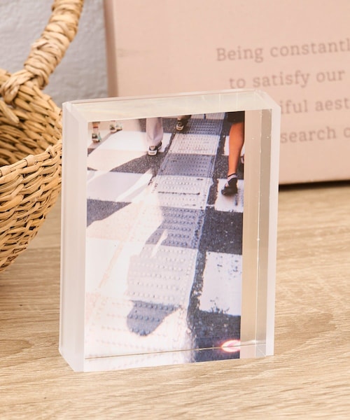 3coins(3coins)の「クリアスライドフォトフレームL判ハーフ(フォトフレーム・その他・FREE)」の1枚目の写真