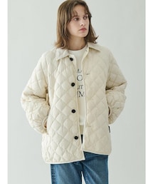 GYMPHLEX（ジムフレックス）の「キルトダウンパフスリーブミドルコート SOLID WOMEN（ジャケット/アウター）」