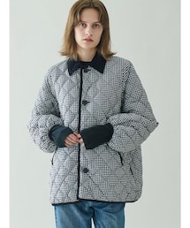 GYMPHLEX（ジムフレックス）の「キルトダウンパフスリーブミドルコート WOMEN（ジャケット/アウター）」