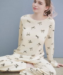 PEACH JOHN（ピーチジョン）の「カットソーリボンプリントパジャマ（その他）」