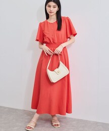 VIS（ビス）の「フレアスリーブサッカーワンピース（ワンピース/ドレス）」