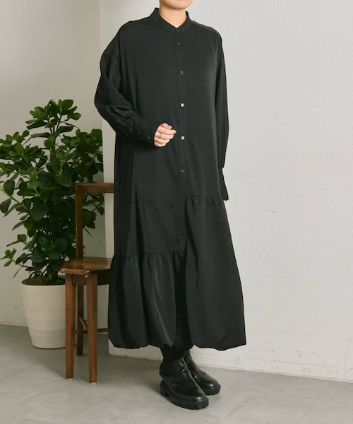 裾バルーンワンピース【SUM1 STYLE】