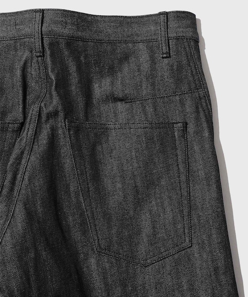 ADAM ET ROPE'(アダムエロペ)の「《別注》【NVRFRGT/ネヴァーフォーゲット】EX 3D TWISTED WIDE LEG JEANS RAW BLACK(デニムパンツ・メンズ・ブラック・0/00/1/2/3)」の21枚目の写真