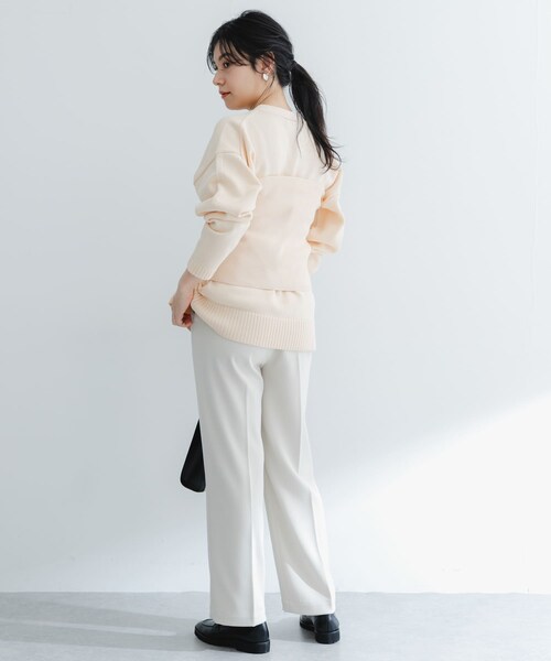 URBAN RESEARCH ROSSO（アーバンリサーチロッソ）の「ウエストシェイプカーディガン（カーディガン/ボレロ・レディース・lime/ivory・FREE）」の11枚目の写真