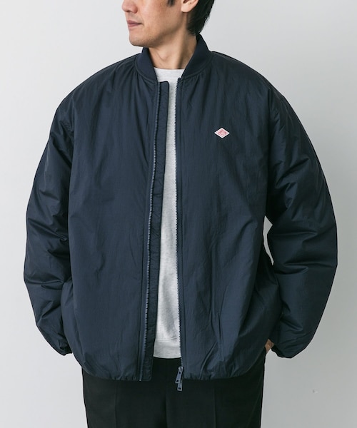 URBAN RESEARCH DOORS（アーバンリサーチドアーズ）の「DANTON　BOMBER JACKET（テーラードジャケット・メンズ・NAVY/BLACK/BROWN・S/M/L）」の3枚目の写真