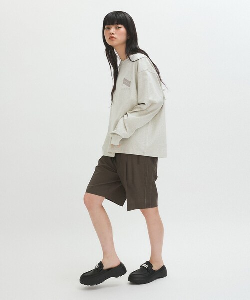 ADAM ET ROPE'(アダムエロペ)の「【HUNTER for ADAM ET ROPE'】別注 LOAFER MULE(レインシューズ・レディース・ブラック/キナリ・23/24/25)」の20枚目の写真