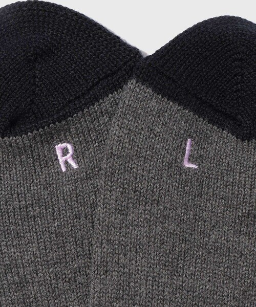 ADAM ET ROPE'(アダムエロペ)の「【Little Yarmouth/リトルヤーマス】Utility Rib Sox(ソックス/靴下・メンズ・ブラック/ホワイト/オリーブ・F)」の12枚目の写真