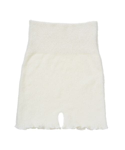 PEACH JOHN（ピーチジョン）の「ぽかぽかニットＨＡＲＡマキショーツ（パンツ・レディース・オフホワイト01/ピンク02/ブラウン03・ワンサイズ）」の8枚目の写真