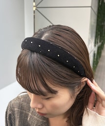 Lattice | ストーンベロアカチューシャ(カチューシャ)