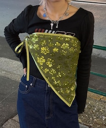 CIAOPANIC | ★【HELLO.SANFRANCISCO/ハローサンフランシスコ】スパンコールスカーフ(バンダナ/スカーフ)