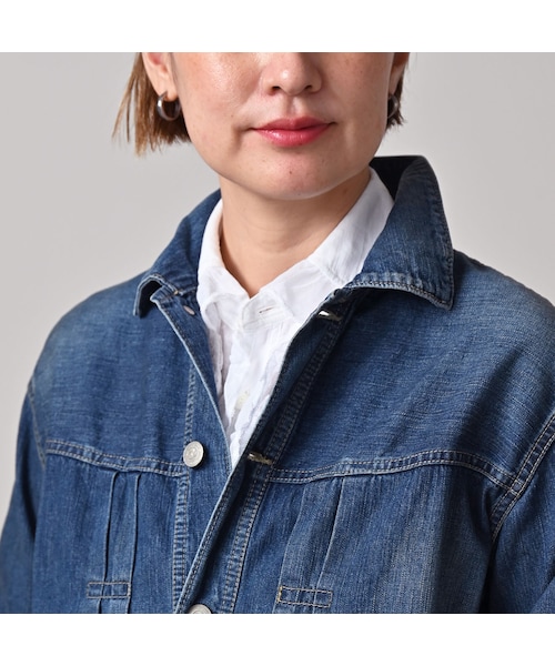 45R（フォーティファイブアール）の「麦比古デニムのトラッカードレス