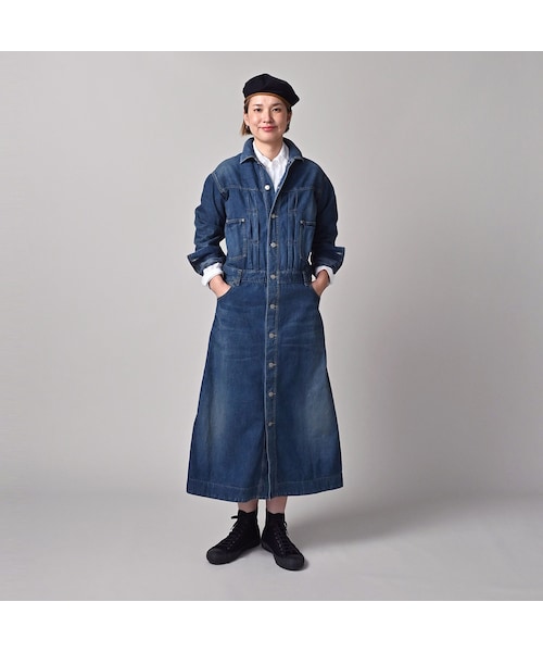 45R45rpm 麦比古デニムのトラッカードレス 45R（フォーティファイブアール）の「麦比古デニムのトラッカードレス