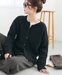 DISCOAT（ディスコート）の「【WEB限定】クルーネックニットカーディガン（トップス・レディース）」