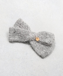 3coins（3coins）の「ニットリボンクリップ（バレッタ/ヘアクリップ）」