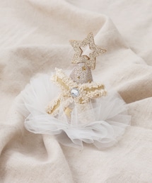 3coins（3coins）の「ビックリボンチュールツリークリップ／KIDS（バレッタ/ヘアクリップ）」