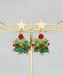 3coins（3coins）の「ビーズツリー樹脂イヤリング（イヤリング）」