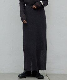 GALLARDAGALANTE（ガリャルダガランテ）の「【HERITANOVUM】【セットアップ対応】シアーリブニットスカート（スカート・レディース）」