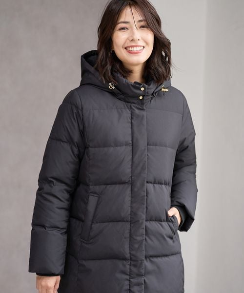 FOUND GOOD（ファウンドグッド）の「2WAYフードダウンジャケット/31005165（ジャケット/アウター・ナチュラル(08)/ブラック(09)/ブラウン(53)・S/M/L）」の2枚目の写真