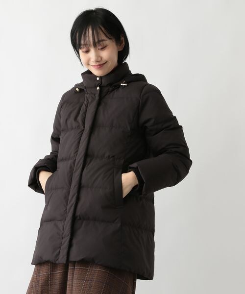 FOUND GOOD（ファウンドグッド）の「2WAYフードダウンジャケット/31005165（ジャケット/アウター・ナチュラル(08)/ブラック(09)/ブラウン(53)・S/M/L）」の19枚目の写真