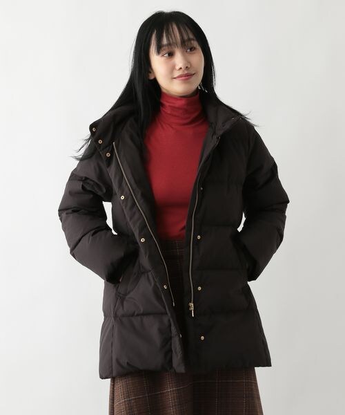 FOUND GOOD（ファウンドグッド）の「2WAYフードダウンジャケット/31005165（ジャケット/アウター・ナチュラル(08)/ブラック(09)/ブラウン(53)・S/M/L）」の18枚目の写真