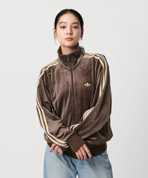 BEAUTY&YOUTH UNITED ARROWS(ビューティーアンドユースユナイテッドアローズ)の「<adidas Originals>ファイヤーバード ベロアトラックトップ(トップス・DK.GRAY(23)/DK.BROWN(32)/DK.GREEN(53)・XS/S)」の8枚目の写真