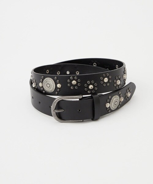 CIAOPANIC（チャオパニック）の「アソートスタッズベルト（ベルト・メンズ・ダークブラウン/ブラック/シルバー/ブラウン・F）」の4枚目の写真