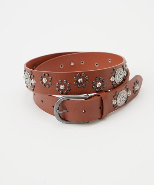 CIAOPANIC（チャオパニック）の「アソートスタッズベルト（ベルト・メンズ・ダークブラウン/ブラック/シルバー/ブラウン・F）」の3枚目の写真