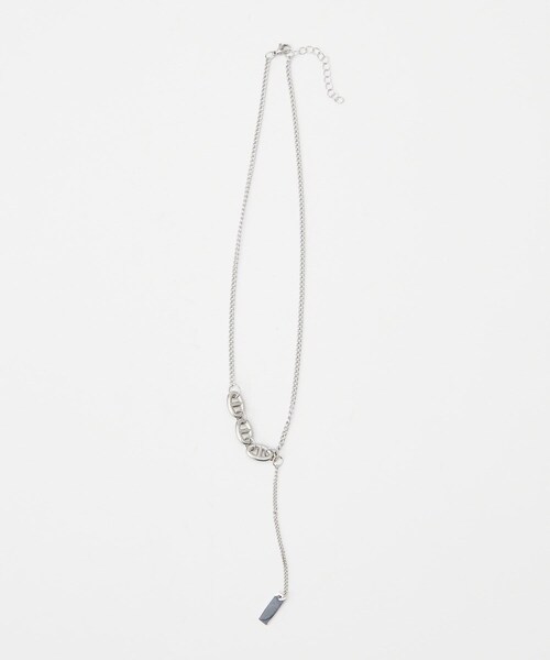 CIAOPANIC（チャオパニック）の「アソートシルバーネックレス（ネックレス・メンズ・チャコールグレー/シルバー/グレー/ダークグレー・F）」の2枚目の写真