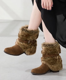 ORiental TRaffic（オリエンタルトラフィック）の「フェイクファーカバーブーツ/56407（その他）」