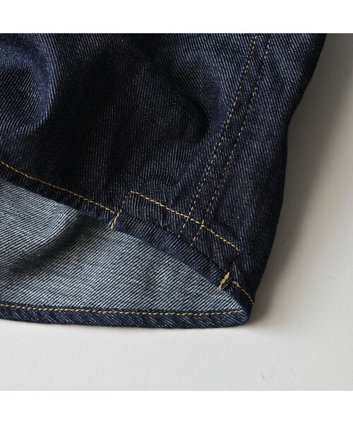 45R（フォーティファイブアール）の「45プチデニムの908ダッファーシャツ（濃）（その他・レディース・79-インディゴ 濃・02-S/04-L）」の21枚目の写真
