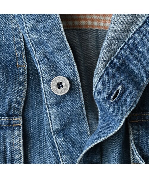 45R（フォーティファイブアール）の「45プチデニムのブッシュシャツ（加工）（その他・メンズ・76-インディゴ 淡/78-インディゴ 焦・03-M/04-L）」の18枚目の写真