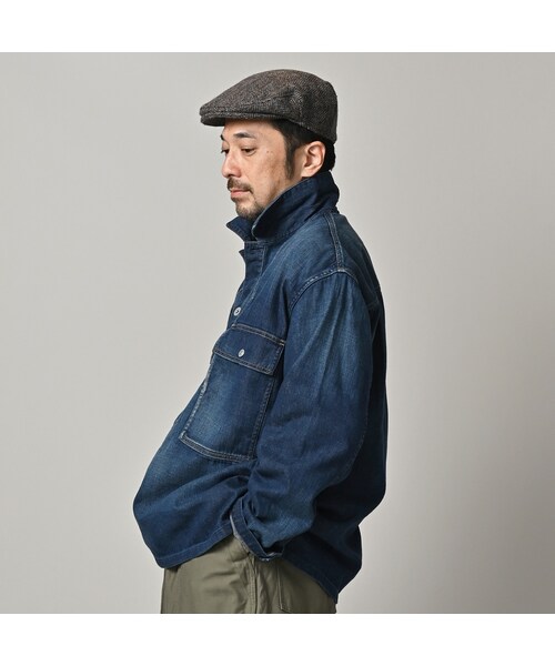 45R（フォーティファイブアール）の「45プチデニムのブッシュシャツ（加工）（その他・メンズ・76-インディゴ 淡/78-インディゴ 焦・03-M/04-L）」の11枚目の写真